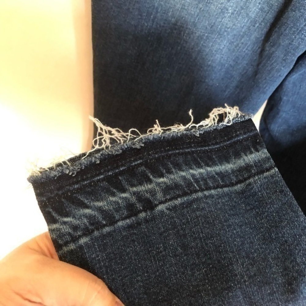 Universal Thread High Rise Straight Dark Jean 2 - Picture 5 of 8